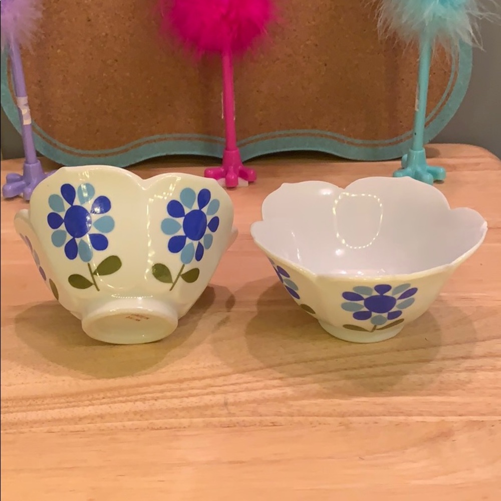 Vintage Japanese lotus bowls